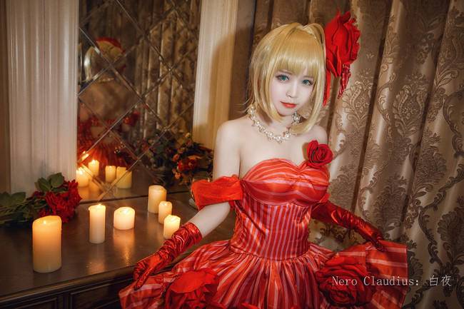 Cosplay福利/尼禄·克劳狄乌斯 Cn：白夜 摄影：poinko