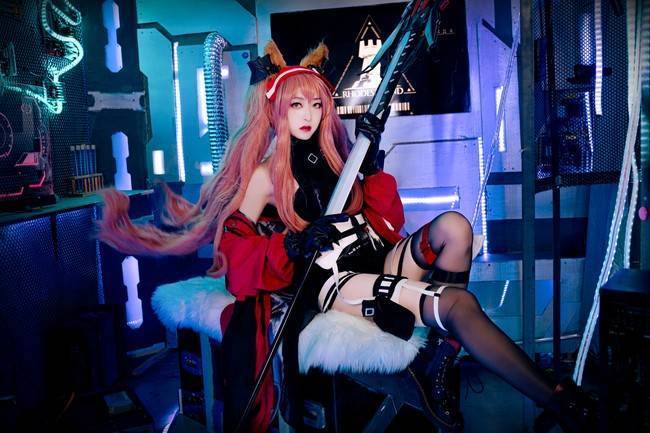Cosplay福利/明日方舟 安洁莉娜 cn:YINGO殷果