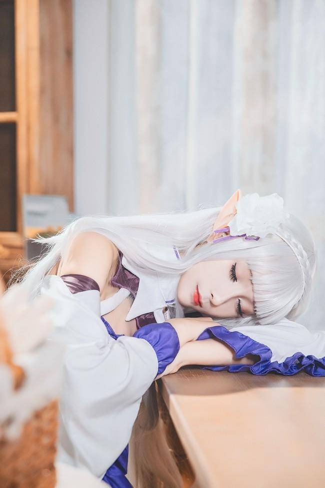 Cosplay福利/艾米莉亚cosplay Cn：奶狮