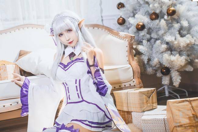 Cosplay福利/艾米莉亚cosplay Cn：奶狮