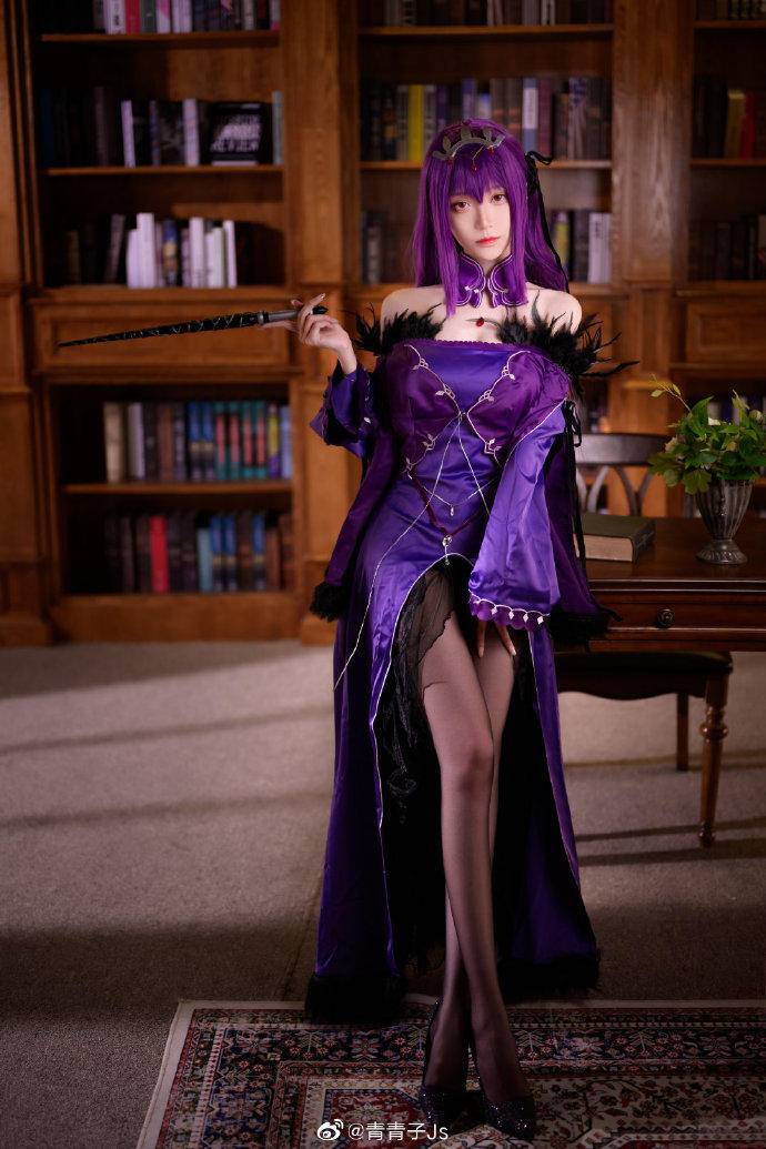 Cosplay福利/斯卡哈cosplay Cn：青青子Js