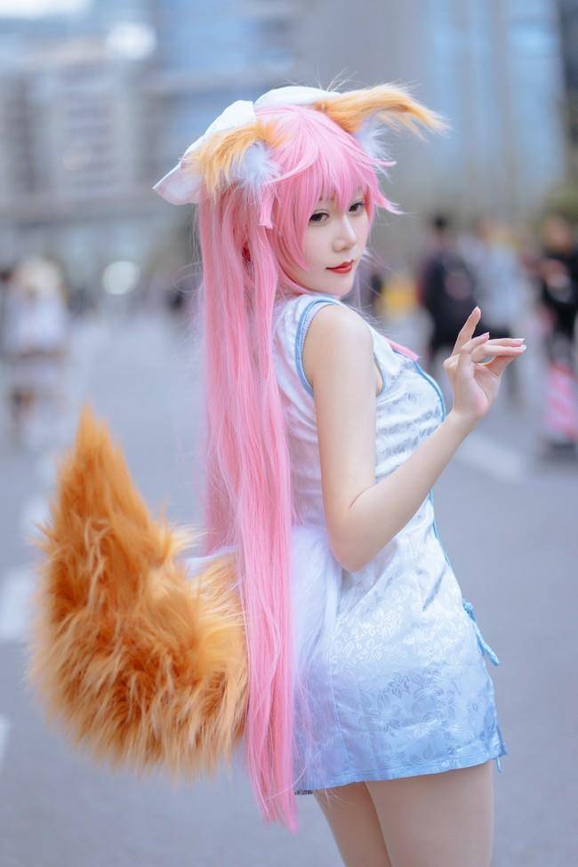 Cosplay福利/玉藻前cosplay Cn：香草喵露露