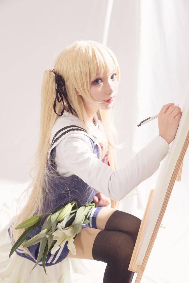 Cosplay福利/英梨梨cos Cn：花柒