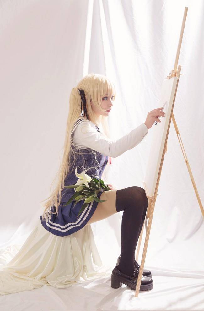 Cosplay福利/英梨梨cos Cn：花柒