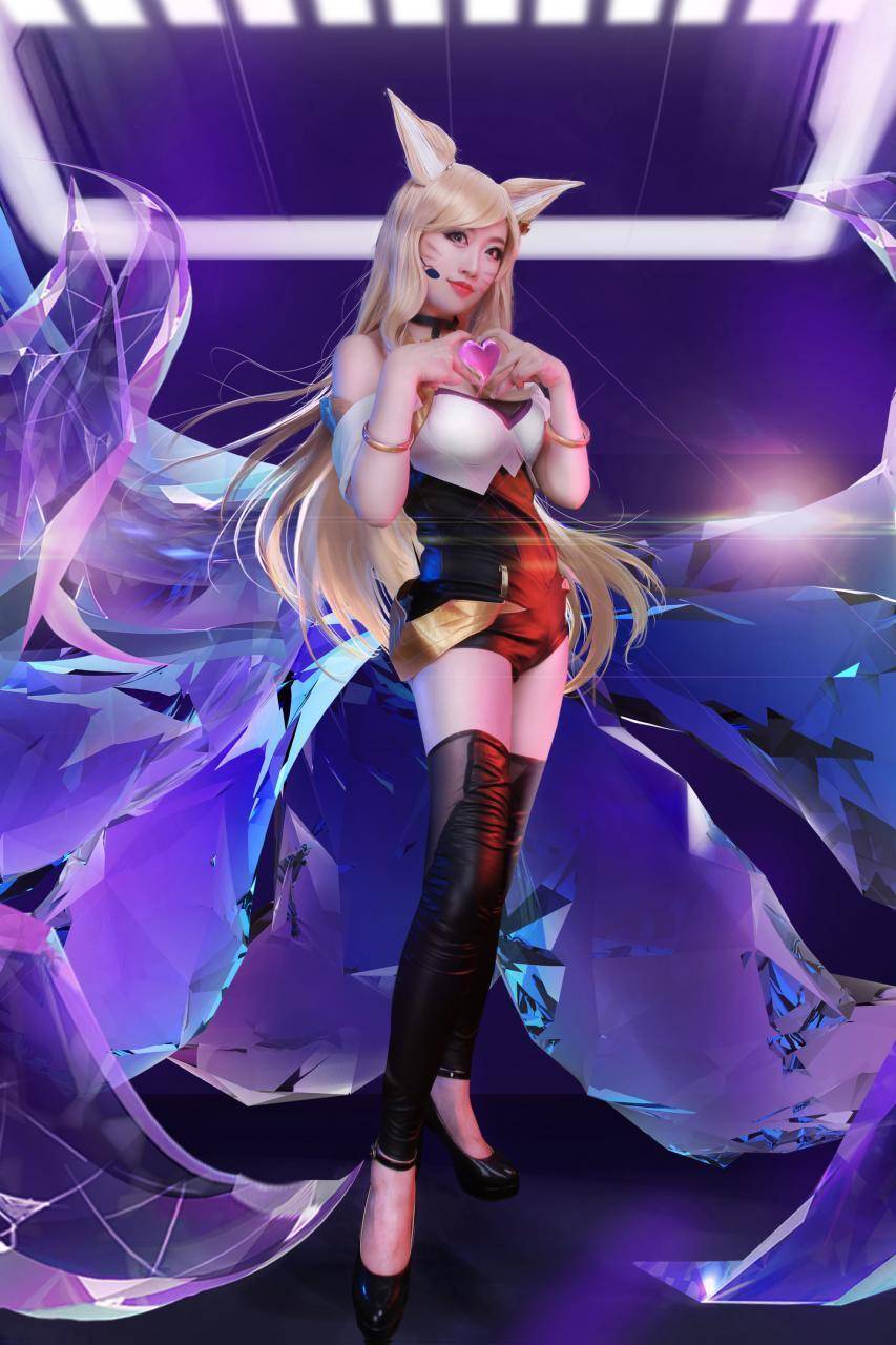 Cosplay福利/KDA阿狸 CN：Luna娘娘