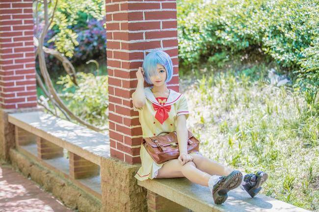 Cosplay福利/蕾姆jk校服 Cn：羽天Shine