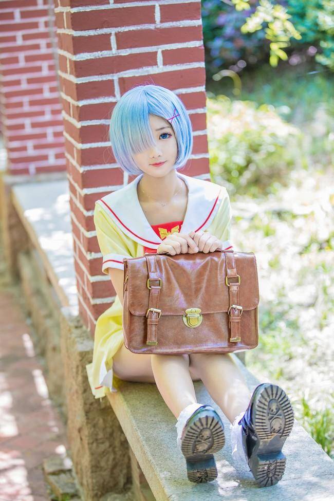 Cosplay福利/蕾姆jk校服 Cn：羽天Shine