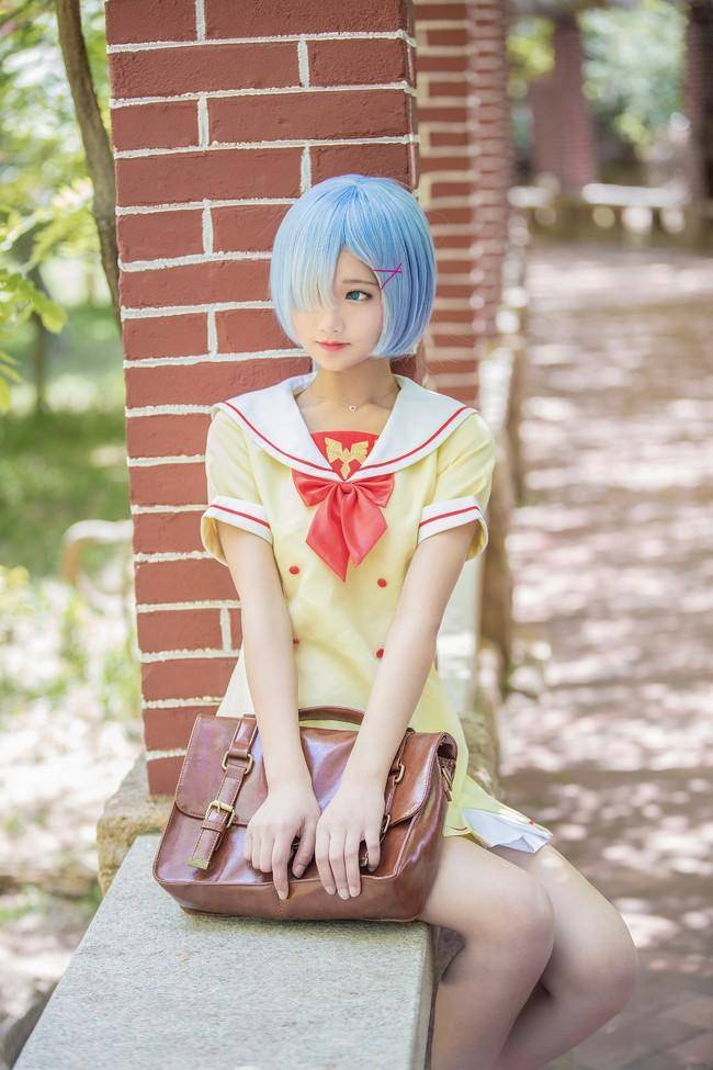 Cosplay福利/蕾姆jk校服 Cn：羽天Shine