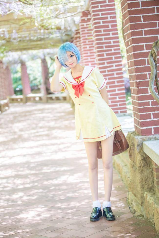 Cosplay福利/蕾姆jk校服 Cn：羽天Shine