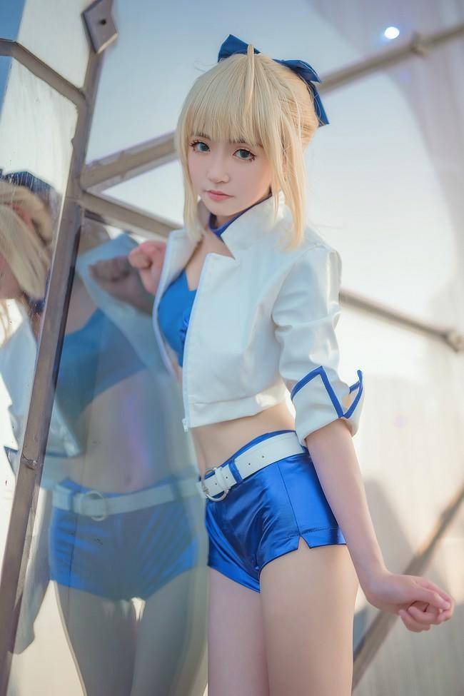 Cosplay福利/阿尔托莉雅 saber赛车服 Cn：泡泡