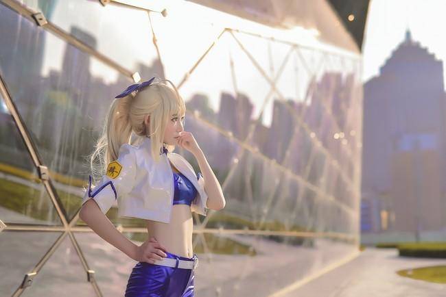 Cosplay福利/阿尔托莉雅 saber赛车服 Cn：泡泡