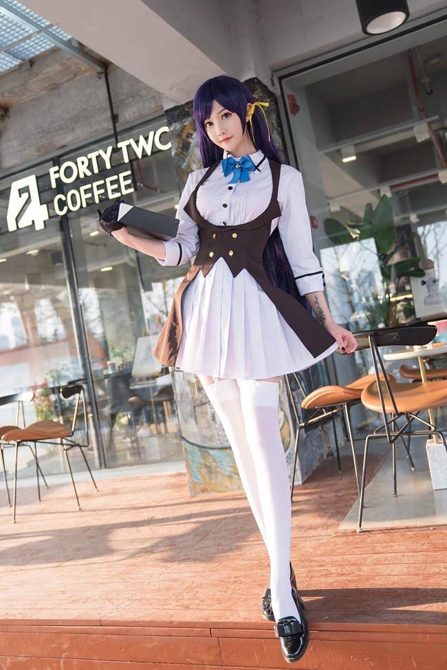 Cosplay福利/時無瑕cos 露兒大魔王 吊带袜绝对领域