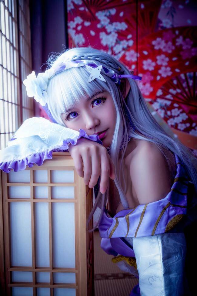 Cosplay福利/艾米莉亚 妖精祭典cos Cn：萝拉