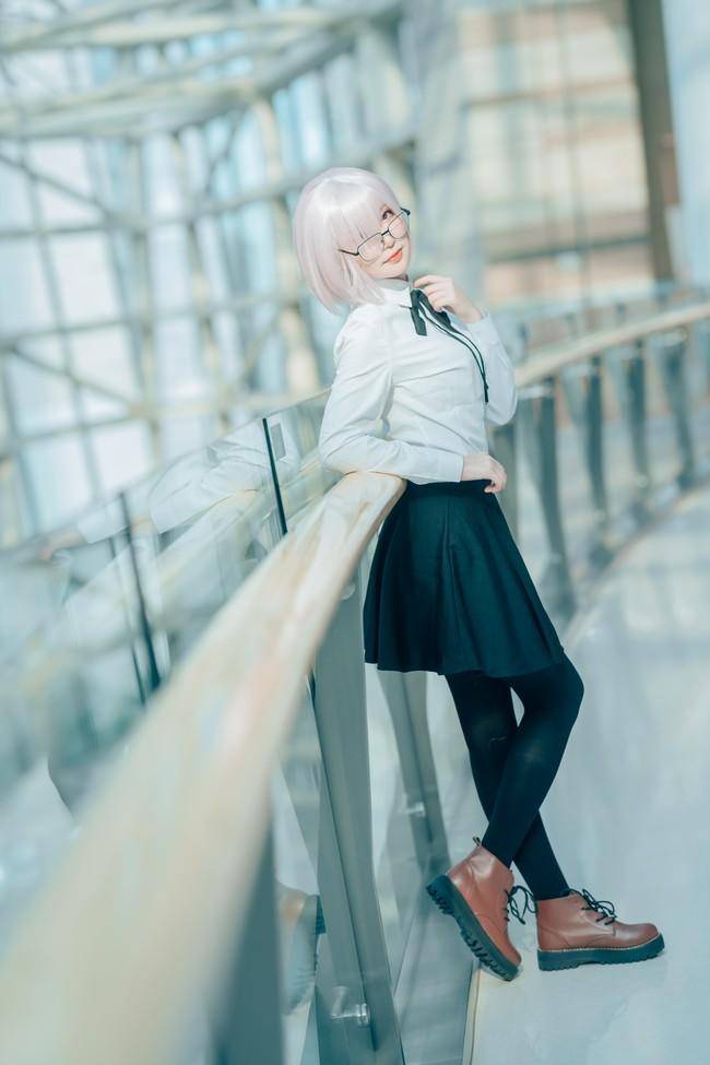 Cosplay福利/玛修·基列莱特 jk 模特：泡泡