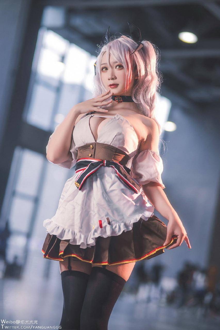 Cosplay福利/碧蓝航线 欧根亲王女仆 Cn：樱落Selena_