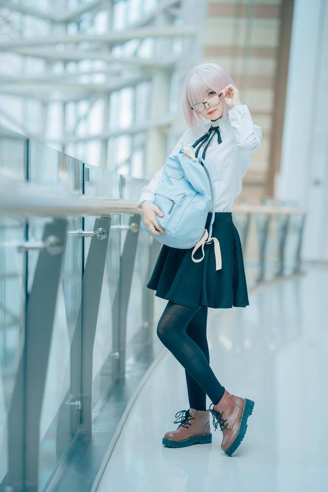 Cosplay福利/玛修·基列莱特 jk 模特：泡泡