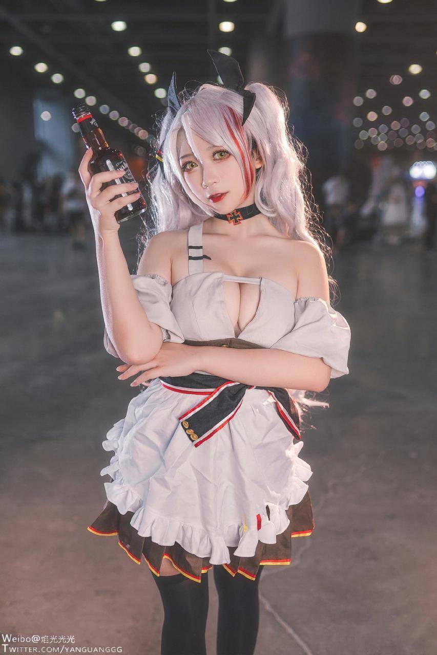 Cosplay福利/碧蓝航线 欧根亲王女仆 Cn：樱落Selena_