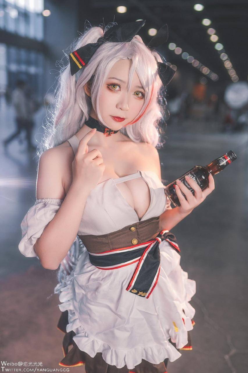 Cosplay福利/碧蓝航线 欧根亲王女仆 Cn：樱落Selena_
