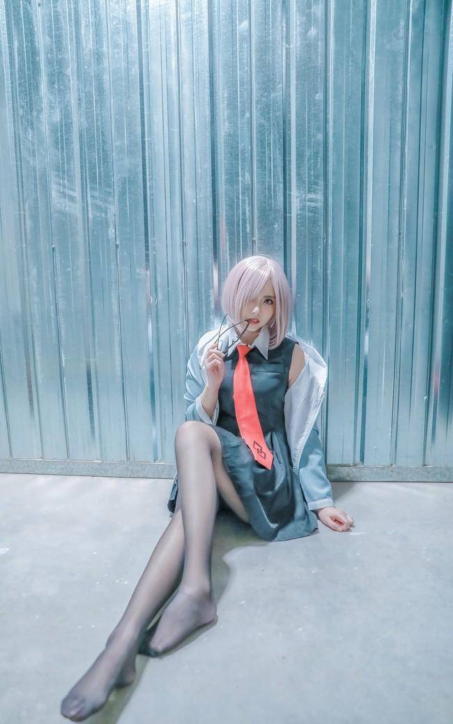 Cosplay福利/玛修 这个黑裤袜我好了 Cn：nino家的橘子