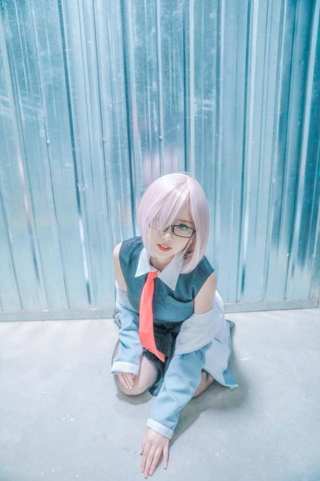 Cosplay福利/玛修 这个黑裤袜我好了 Cn：nino家的橘子