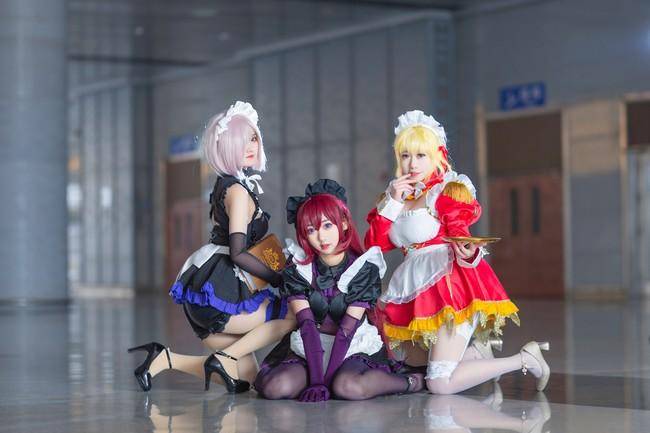 Cosplay福利/FGO斯卡哈 Cn：白夜 琴弦 夜露