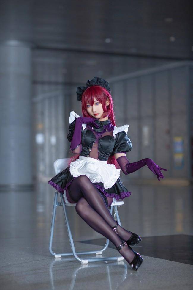 Cosplay福利/FGO斯卡哈 Cn：白夜 琴弦 夜露