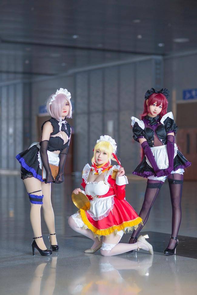 Cosplay福利/FGO斯卡哈 Cn：白夜 琴弦 夜露