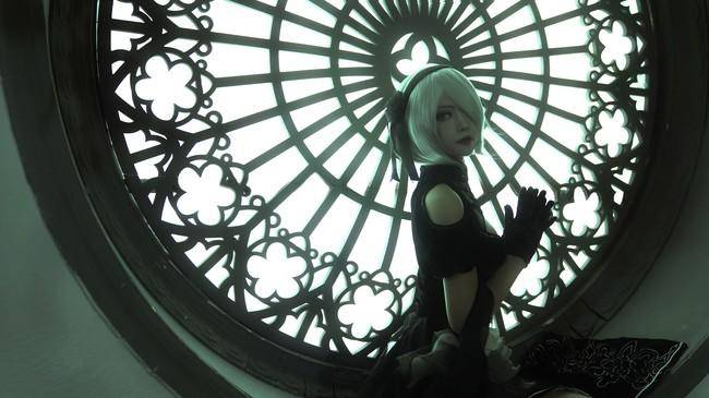 Cosplay福利/尼尔机械纪元2b性感御姐 Cn：杰西恩