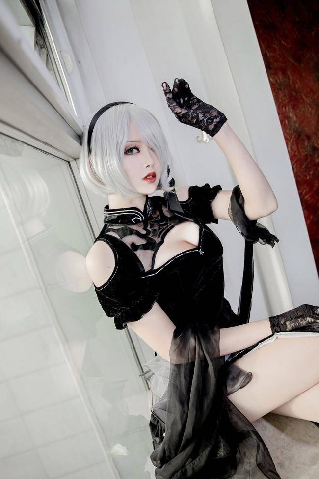 Cosplay福利/尼尔:机械纪元2b小姐姐 Cn：杰西恩