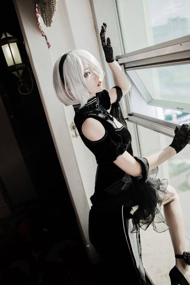 Cosplay福利/尼尔:机械纪元2b小姐姐 Cn：杰西恩