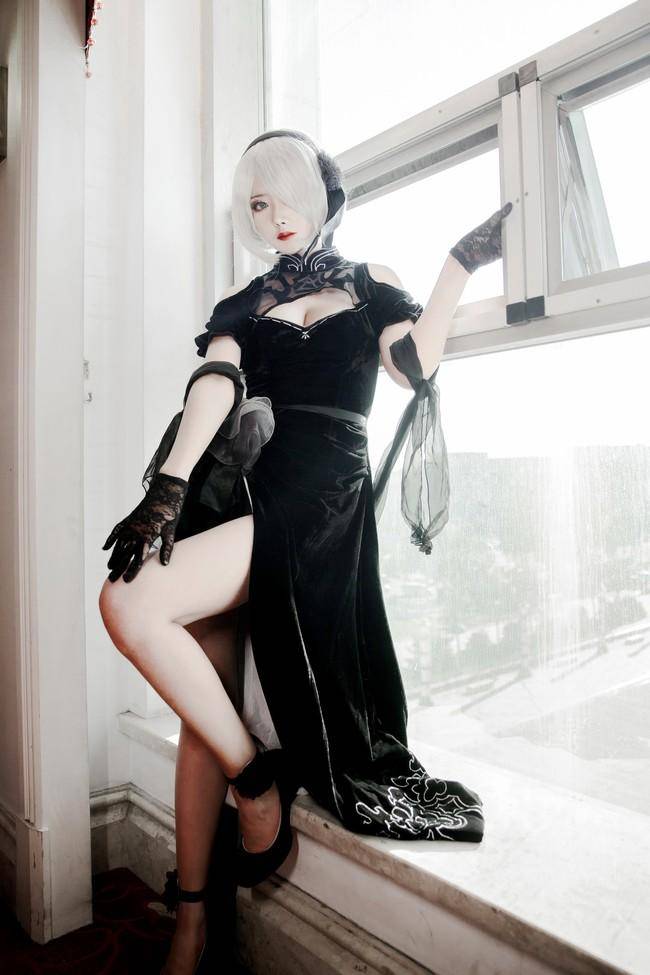 Cosplay福利/尼尔:机械纪元2b小姐姐 Cn：杰西恩