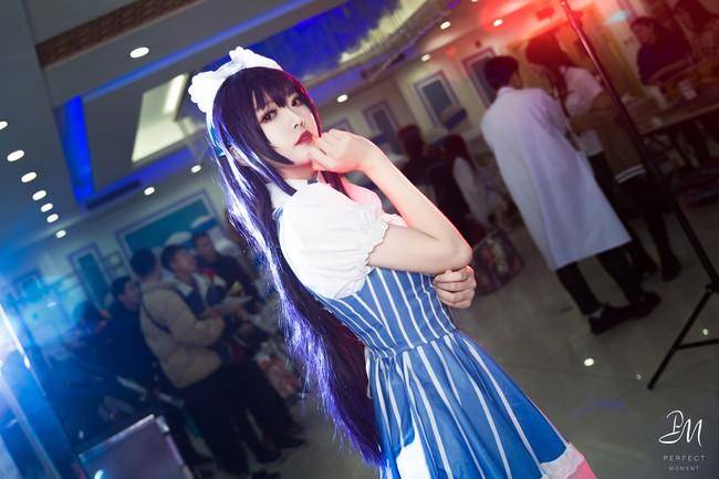 Cosplay福利/霞之丘诗羽 黑丝女仆cos Cn：杰西恩