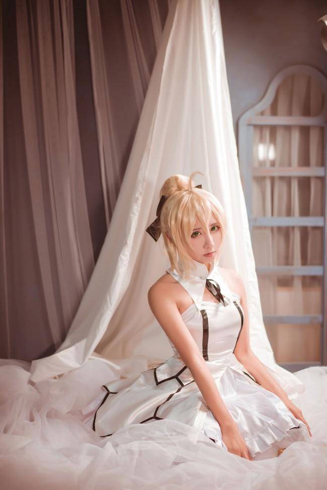 Cosplay福利/Saber Cn:雪瞳