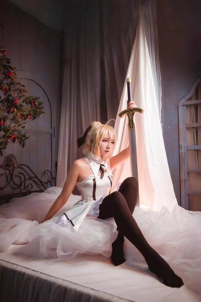 Cosplay福利/Saber Cn:雪瞳