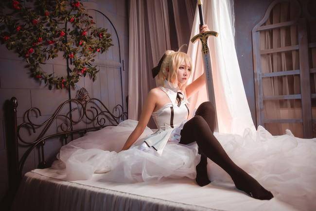 Cosplay福利/Saber Cn:雪瞳