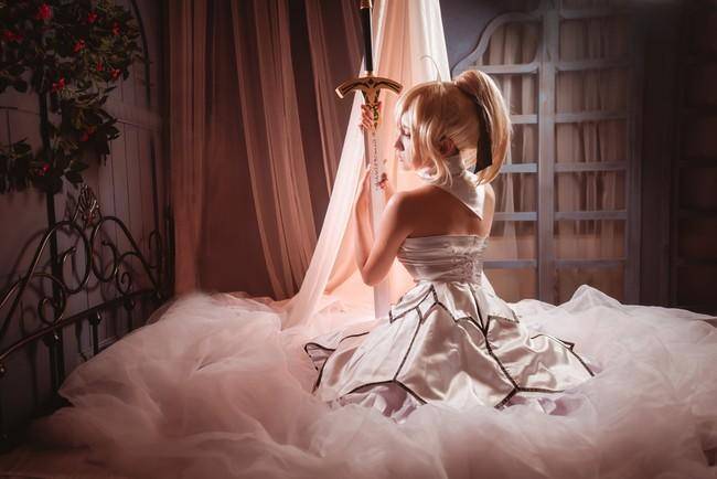 Cosplay福利/Saber Cn:雪瞳