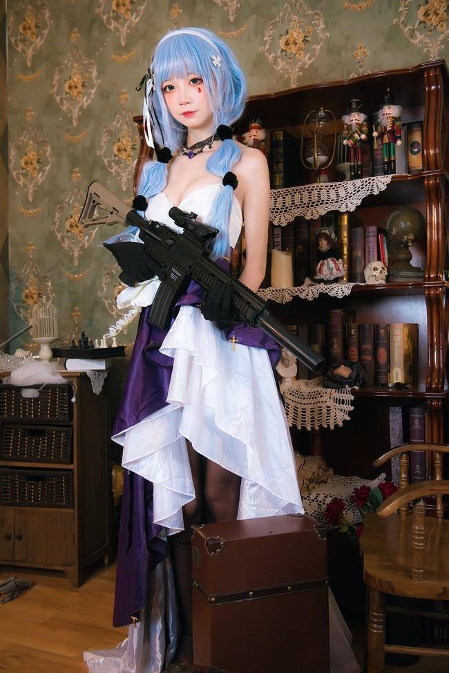 Cosplay福利/少女前线 HK416 Cn：五更百鬼