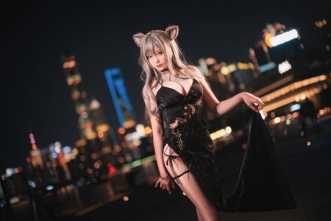 Cosplay福利/明日方舟 角色：黑 Cn：樱岛嗷一
