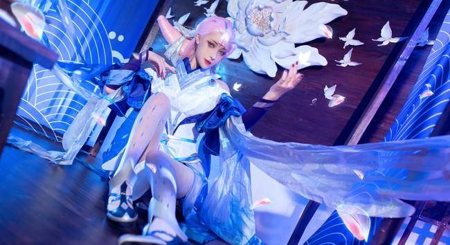 Cosplay福利/王者荣耀 貂蝉美腿 Cn：奶狮