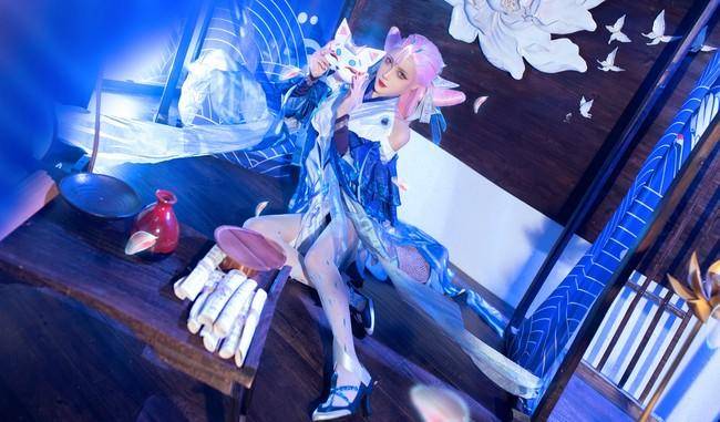 Cosplay福利/王者荣耀 貂蝉美腿 Cn：奶狮