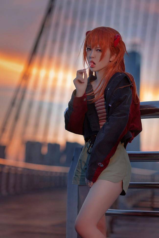 Cosplay福利/新世纪福音战士 明日香cosplay Cn：半半子