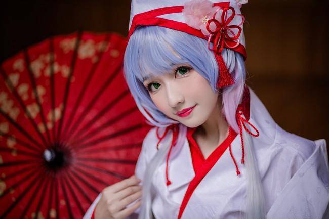 Cosplay福利/VOCALOID 洛天依cosplay Cn：白无垢