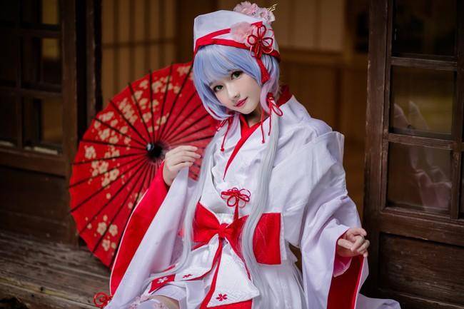 Cosplay福利/VOCALOID 洛天依cosplay Cn：白无垢