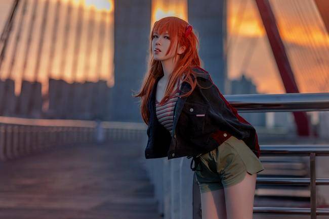 Cosplay福利/新世纪福音战士 明日香cosplay Cn：半半子