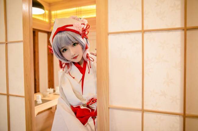 Cosplay福利/VOCALOID 洛天依cosplay Cn：白无垢