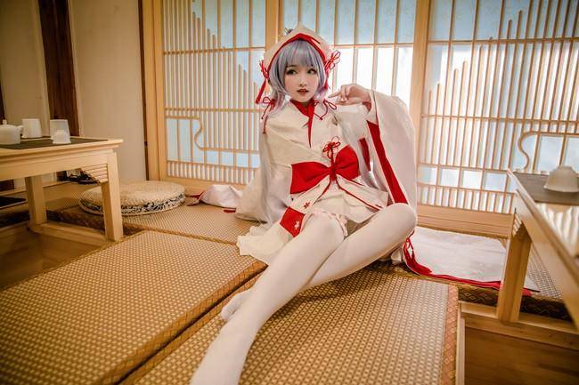 Cosplay福利/VOCALOID 洛天依cosplay Cn：白无垢