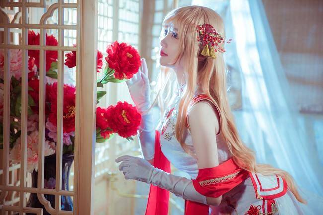 Cosplay福利/刀剑神域 亚丝娜cos过膝袜 Cn：元素