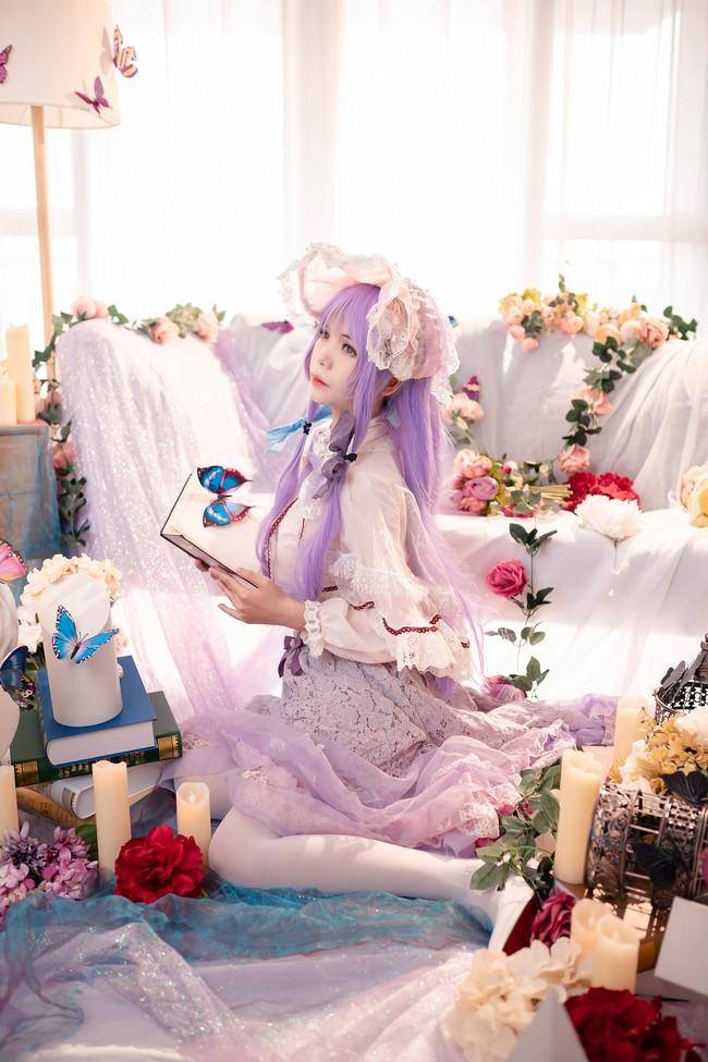 Cosplay福利/帕秋莉姆cosplay Cn：粉红草莓屁