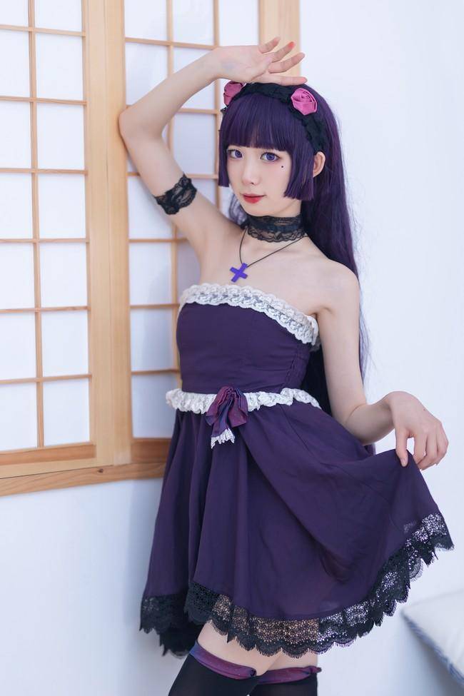 Cosplay福利/五更瑠璃 过膝袜 Cn：封疆