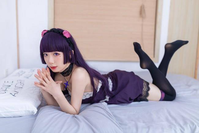 Cosplay福利/五更瑠璃 过膝袜 Cn：封疆